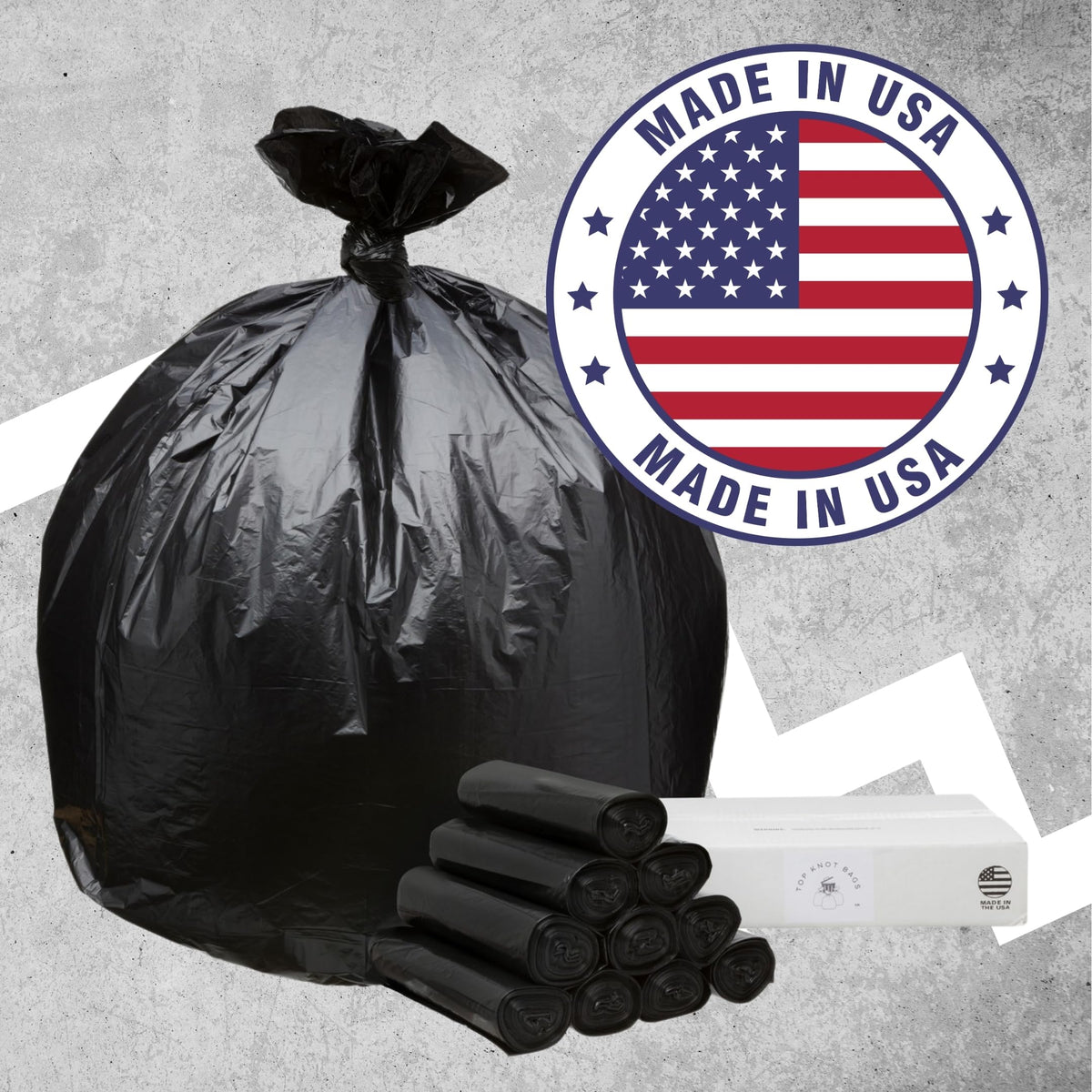 45 Gallon Black 1.5 Mil Trash Bags 100 Count B80526
