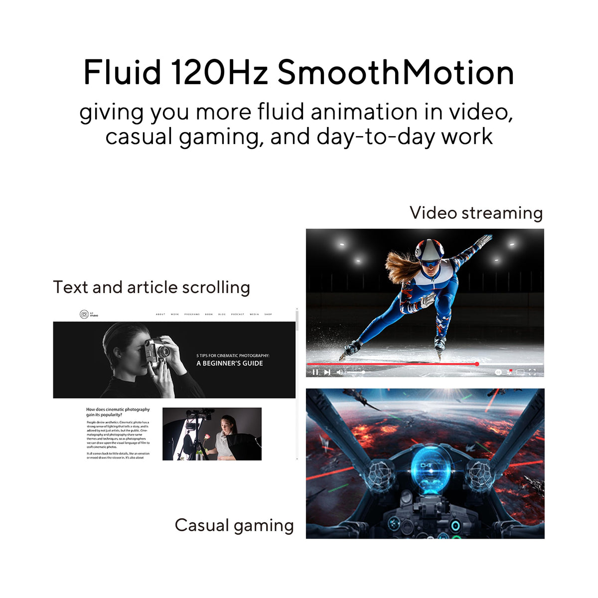 24 Inch 1080P 120Hz Gaming Monitor L1923