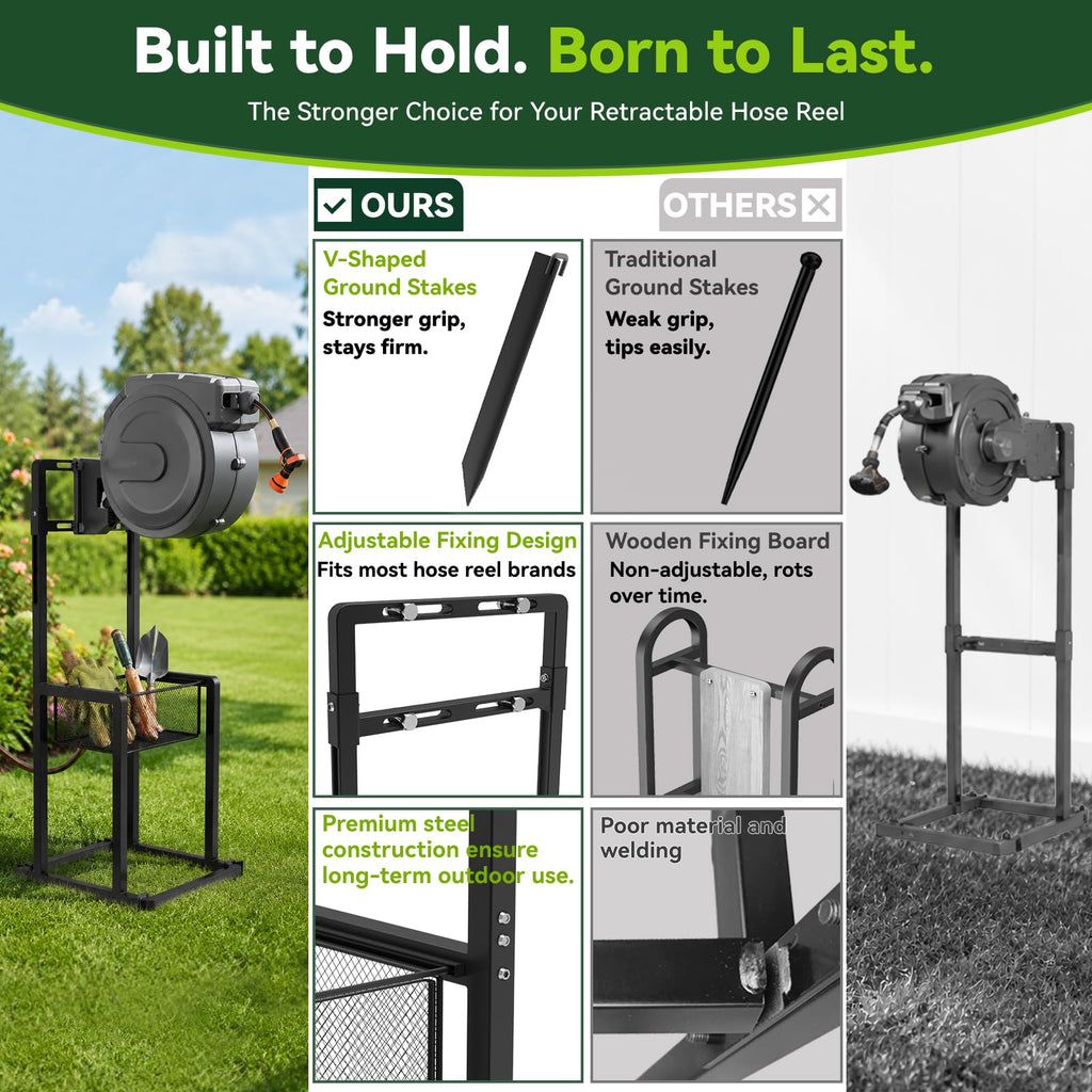 Retractable Hose Reel Stand/Mounting Post Z7818
