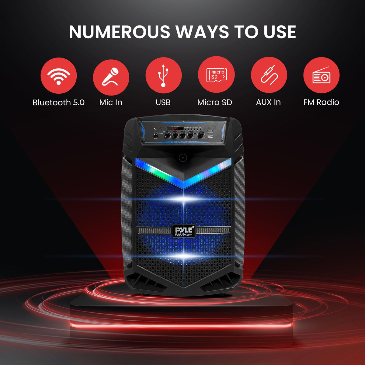 Portable Bluetooth PA Speaker System 800W Rechargeable P69890