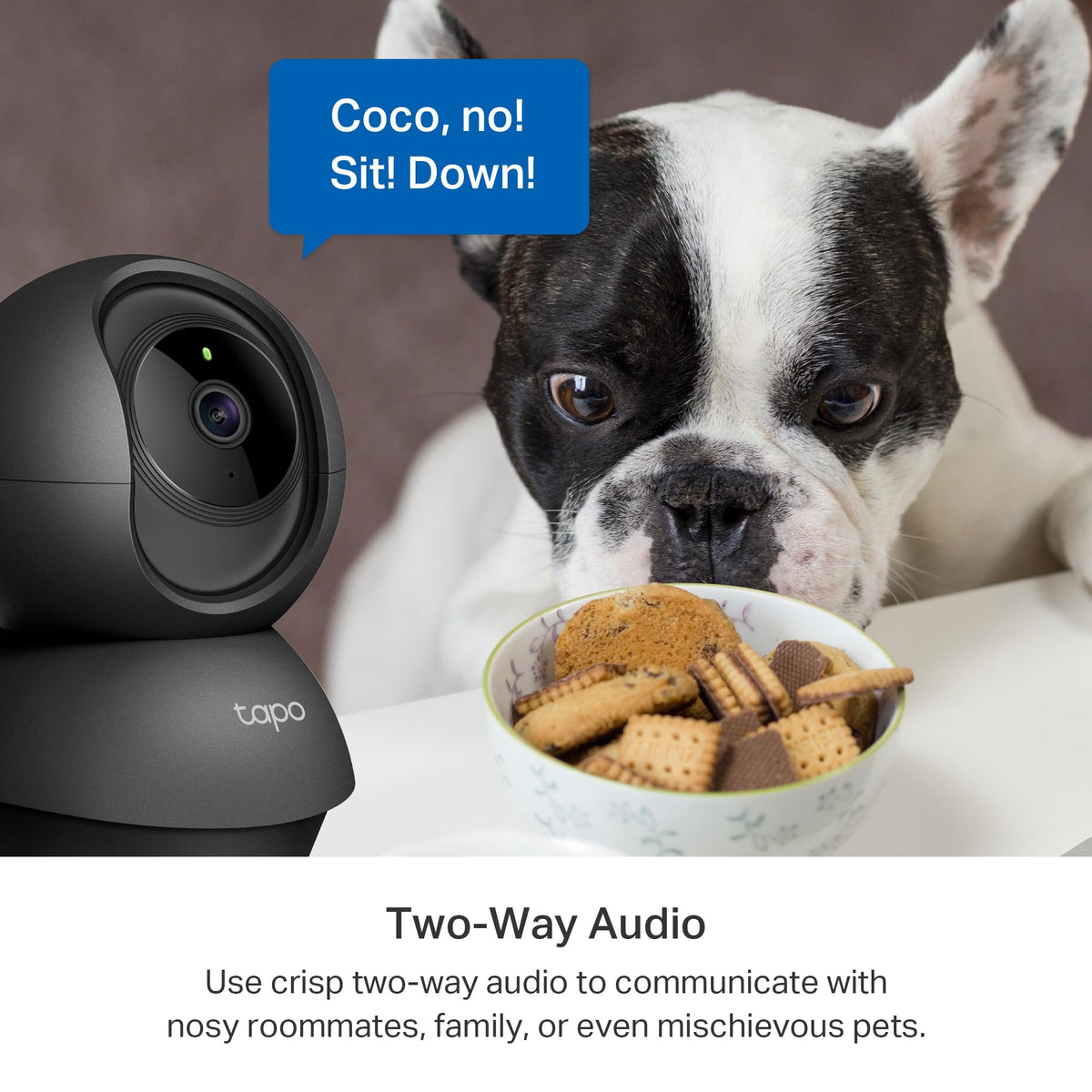 2K Pan Tilt Security Camera 2-Pack J28160