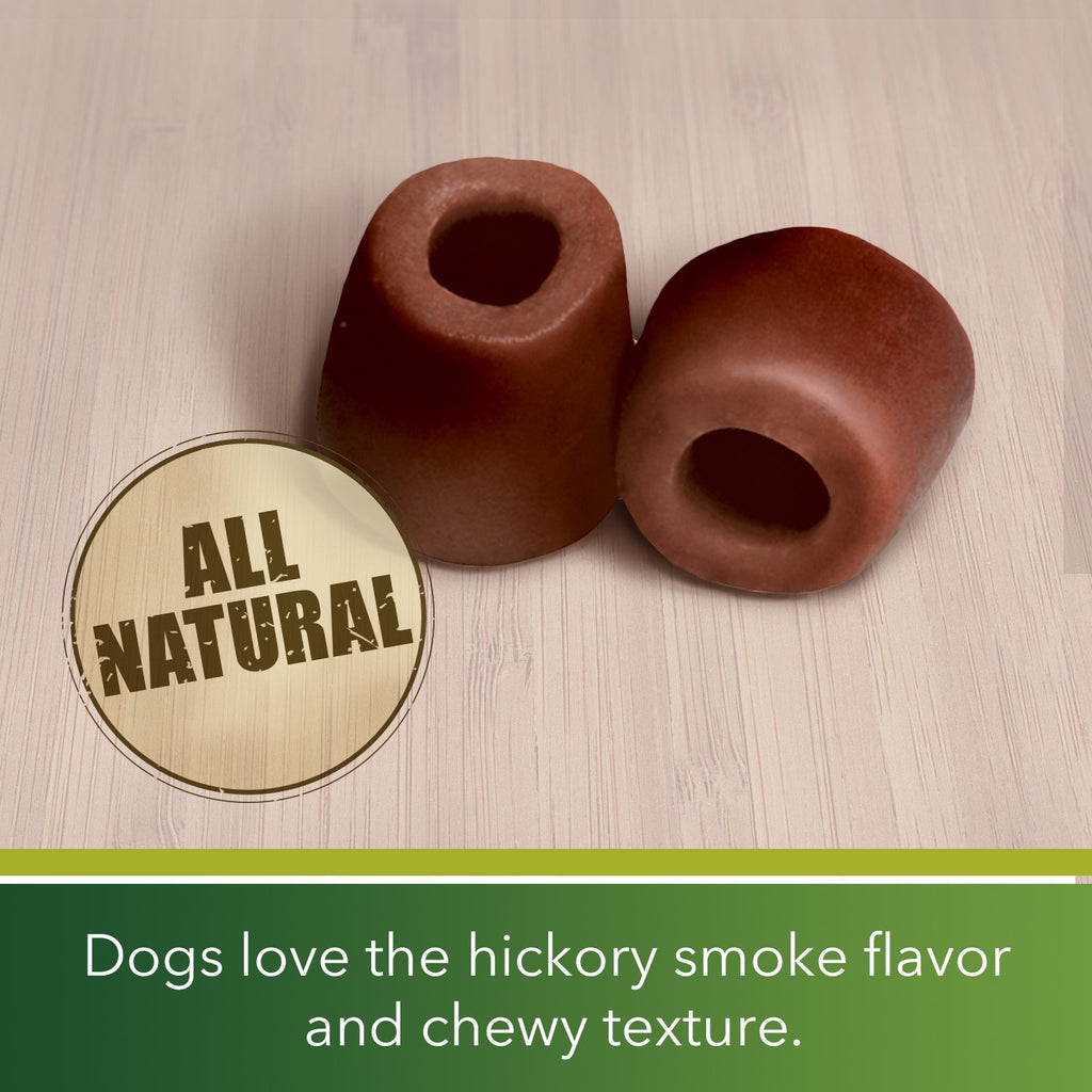 Hickory Smoke Tablet Size Dog Treats 30 Count Pack of 6 D664325