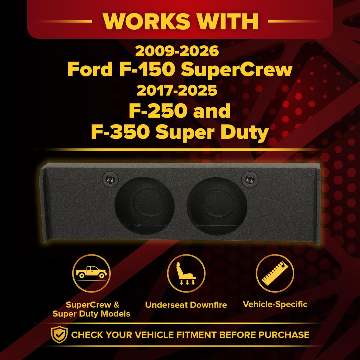 Dual 12in Subwoofer Box N292949