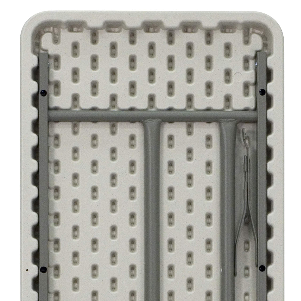 10 Pack 6-Foot Granite White Plastic Folding Training Table T82282