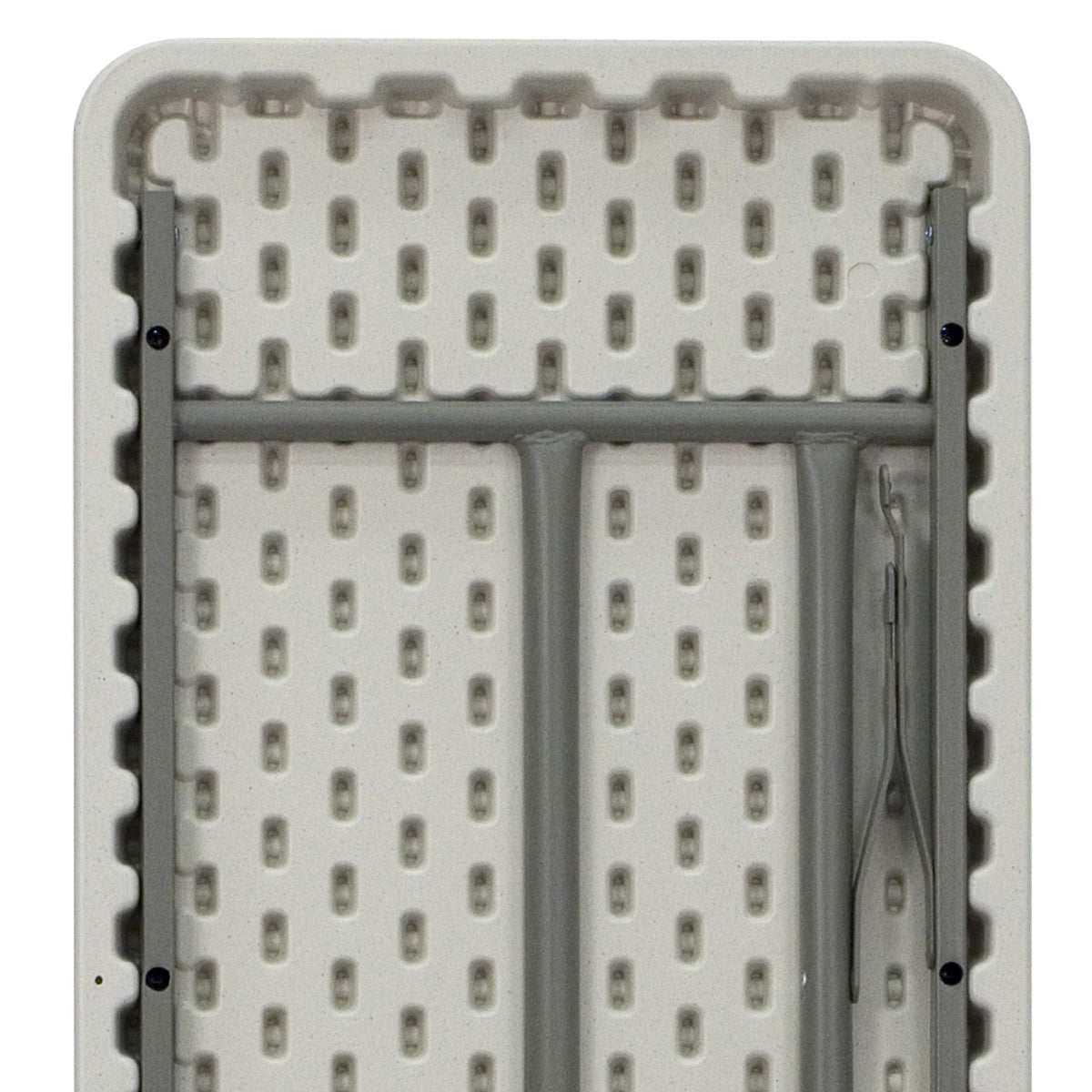 10 Pack 6-Foot Granite White Plastic Folding Training Table T82282