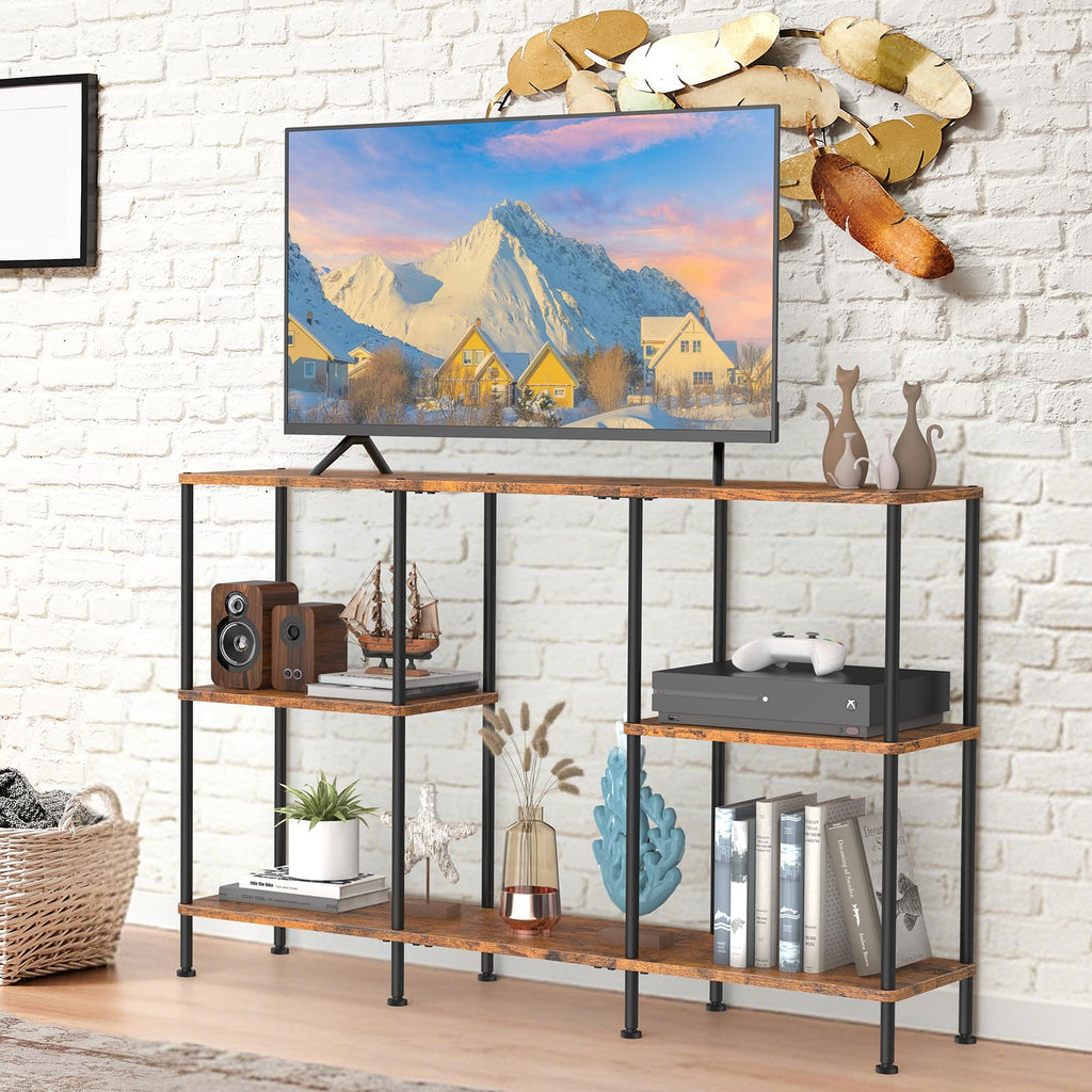 Tall 3 Tier TV Stand with Storage M7037