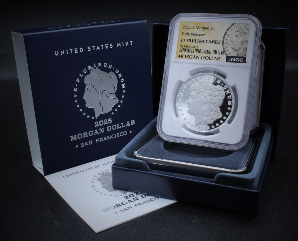American Silver Morgan Dollar Coin PF-70 Ultra Cameo R4250