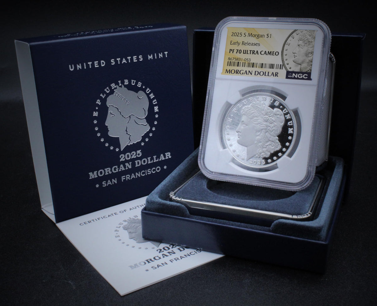 American Silver Morgan Dollar Coin PF-70 Ultra Cameo R4250