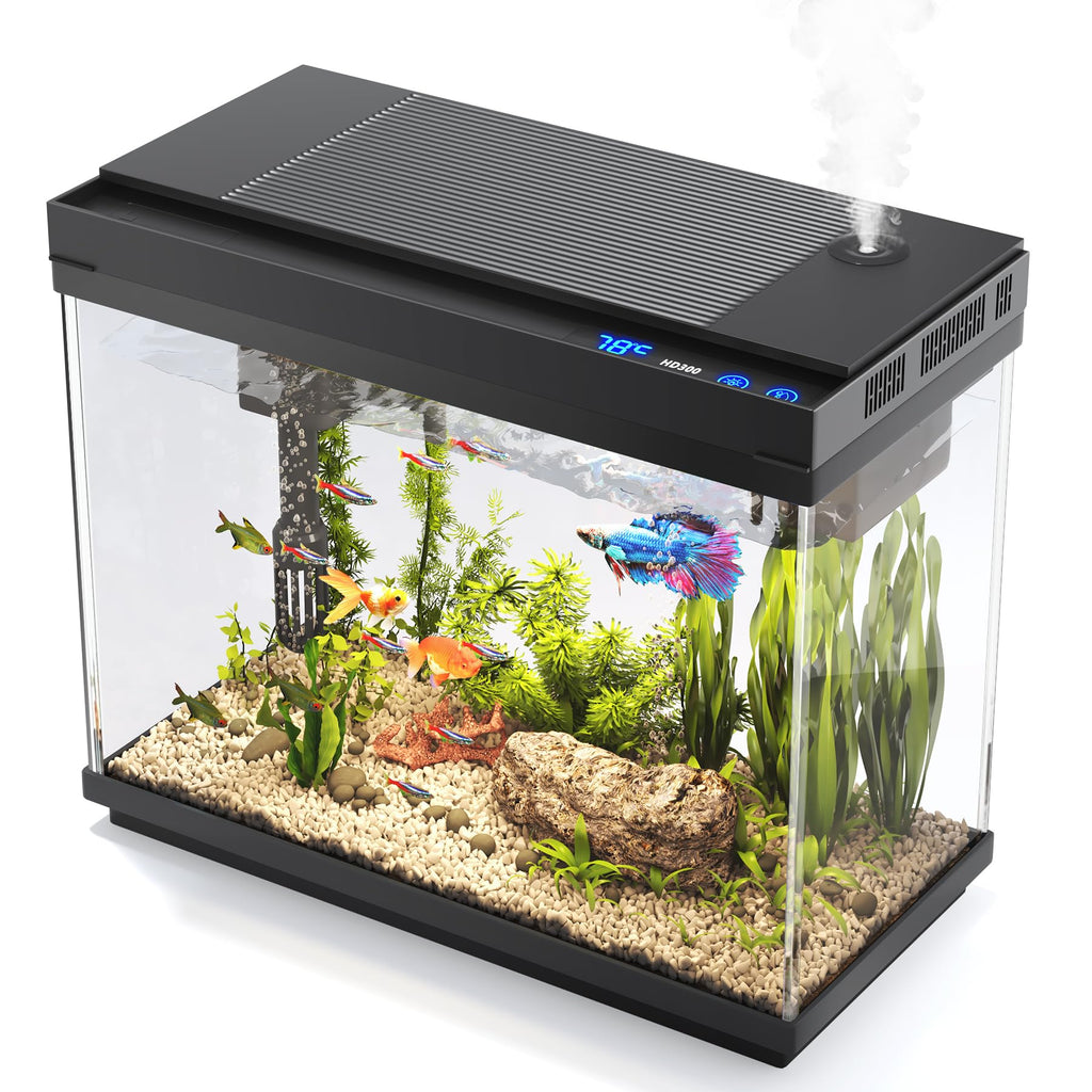 2.4-Gallon Aquarium Starter Kit with Quiet Pump O653347