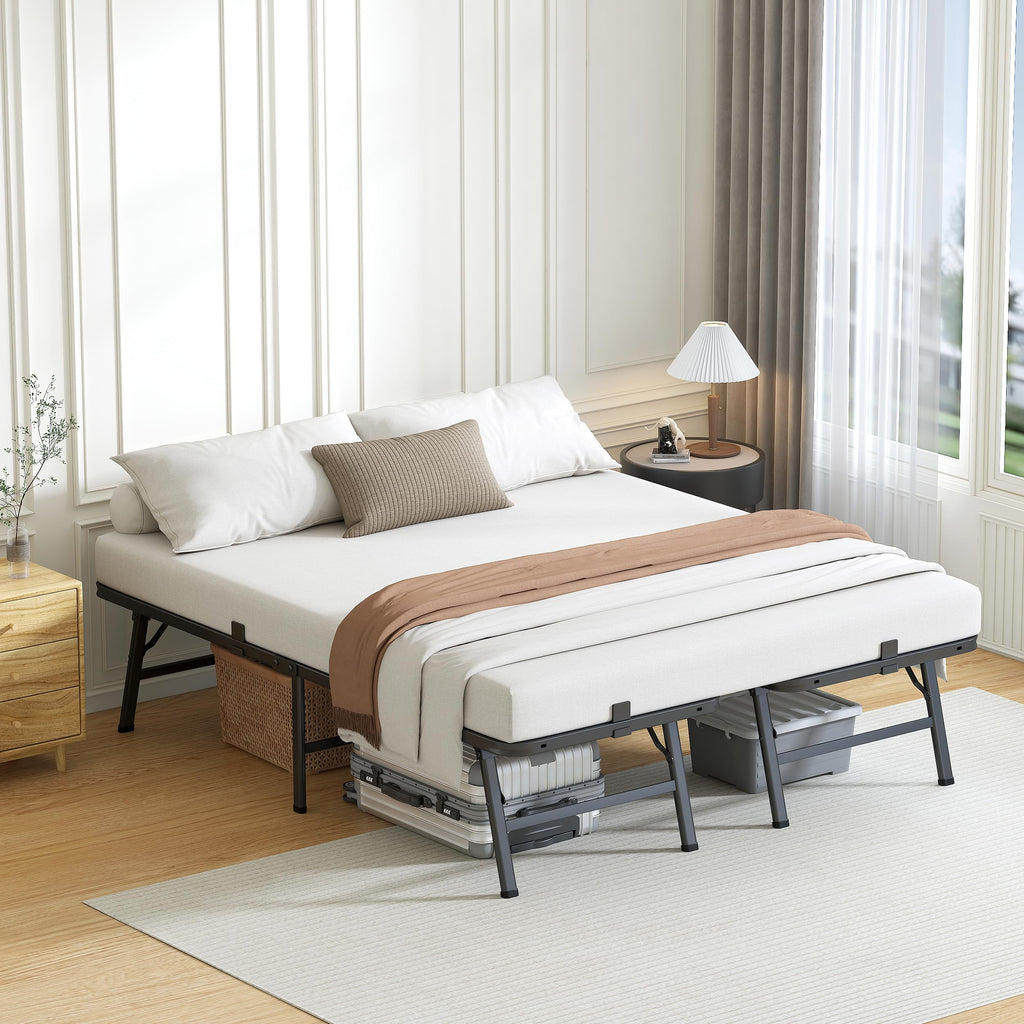 18 Inch Queen Metal Folding Bed Frame Y3299