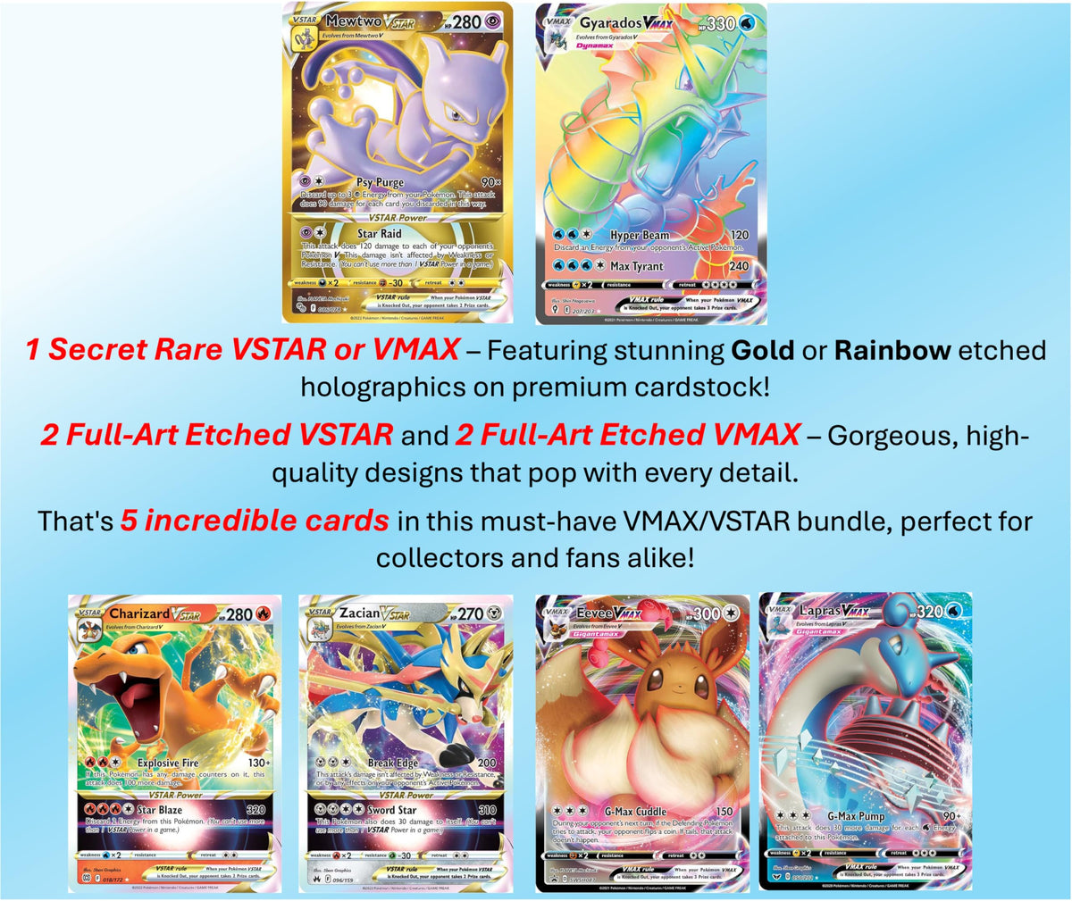 Pokemon Card VMAX VSTAR Bundle F665