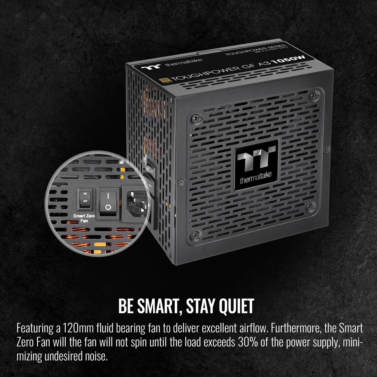 1050W 80+ Gold ATX 3.1 Power Supply F4345