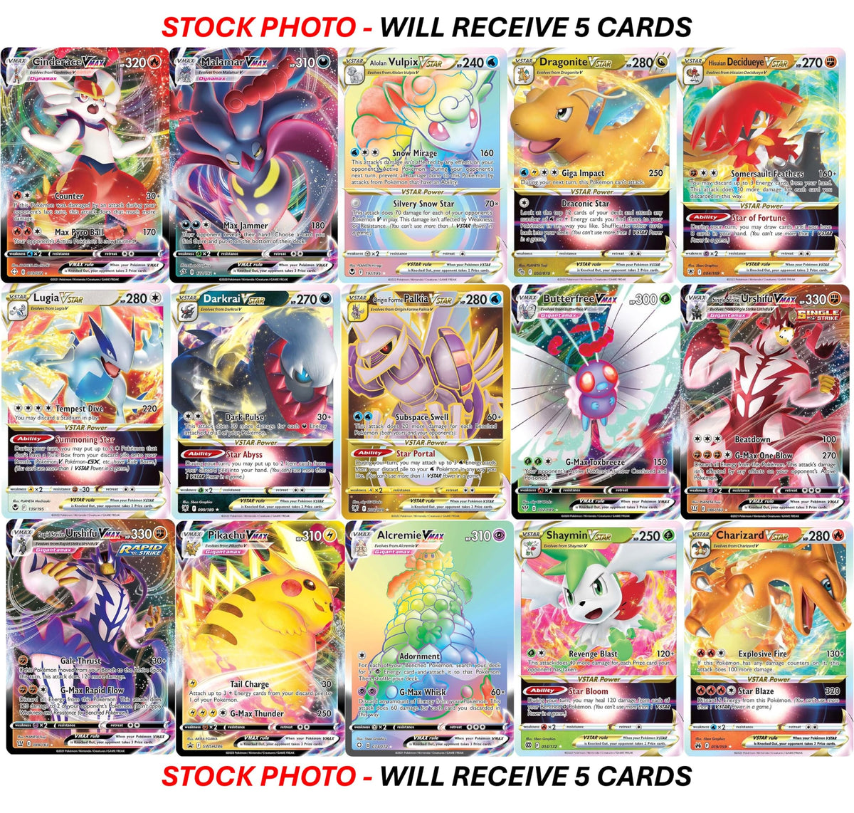 Pokemon Card VMAX VSTAR Bundle F665